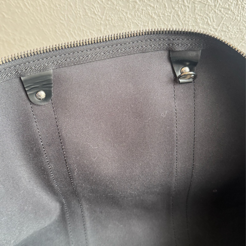 LV M40605黑花紋手提兩用keepall55-37