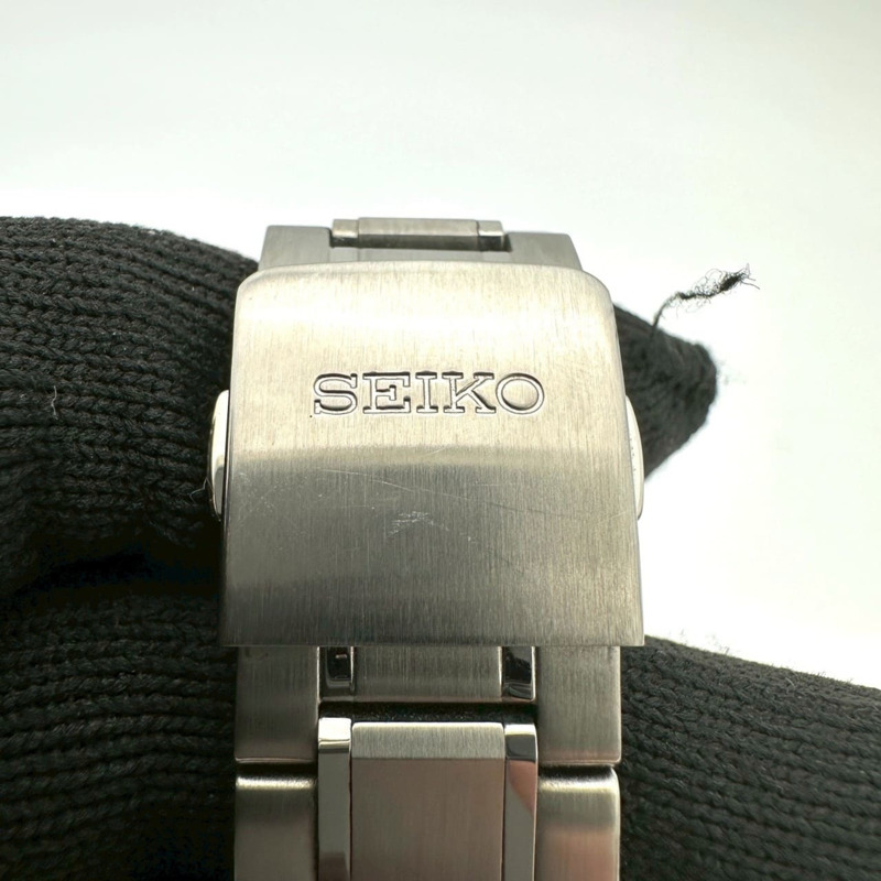 精工 Presage Date SARX075 自動機械錶，白色不鏽鋼，男款-9