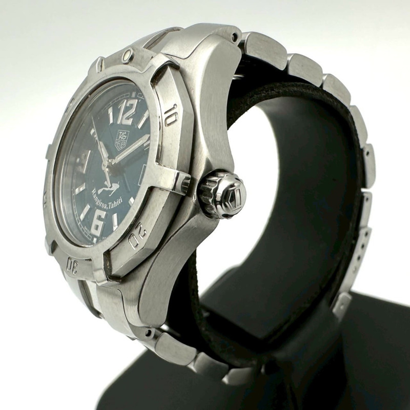 TAG HEUER 豪雅 Rangiroa Tahiti 專屬腕錶，限量發行 1500 枚，日期顯示，型號 WN131A.BA033，不銹鋼石英錶，綠色，女士款-1