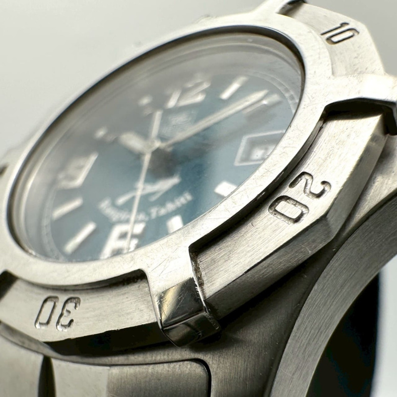 TAG HEUER 豪雅 Rangiroa Tahiti 專屬腕錶，限量發行 1500 枚，日期顯示，型號 WN131A.BA033，不銹鋼石英錶，綠色，女士款-5