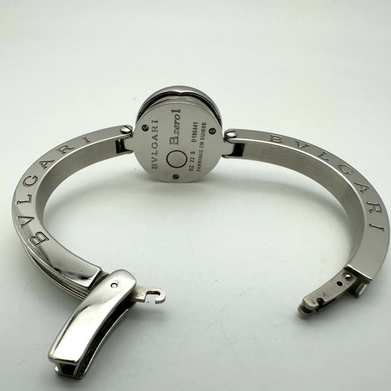 寶格麗 B.zero1 BZ22S 石英不鏽鋼腕錶，黑色，女士手鐲-9