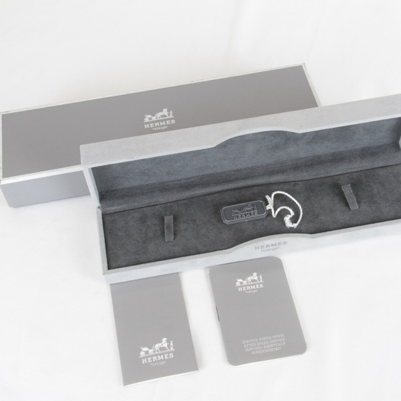 愛馬仕 Croixeur 長方形腕錶殼 女士銀色金色石英錶-14