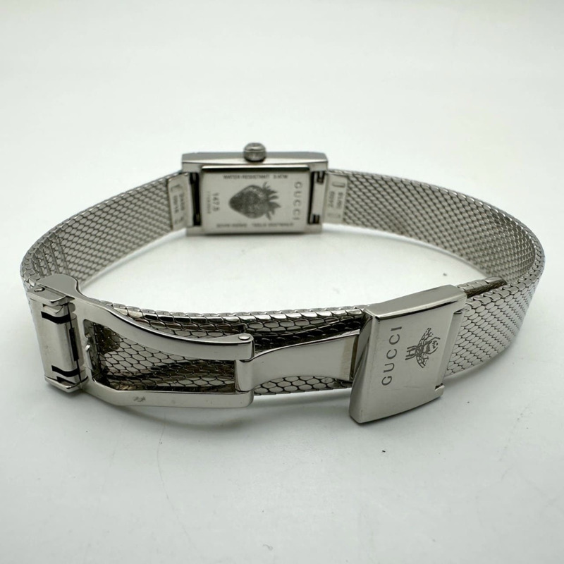 GUCCI G-Frame 147.5 石英腕錶，不鏽鋼材質，銀色多色，女士款-7