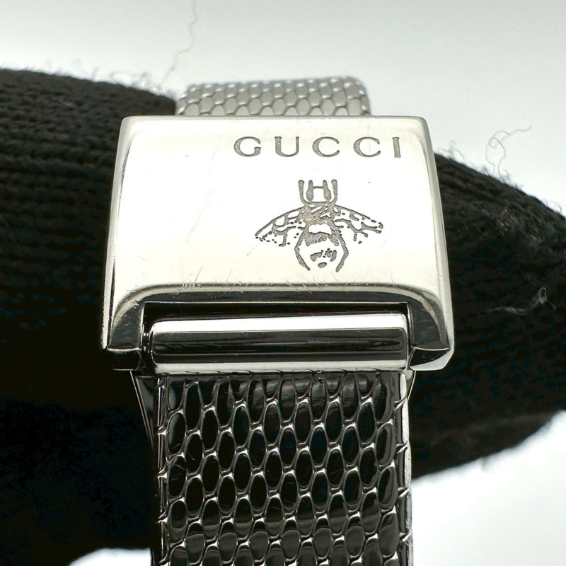 GUCCI G-Frame 147.5 石英腕錶，不鏽鋼材質，銀色多色，女士款-9