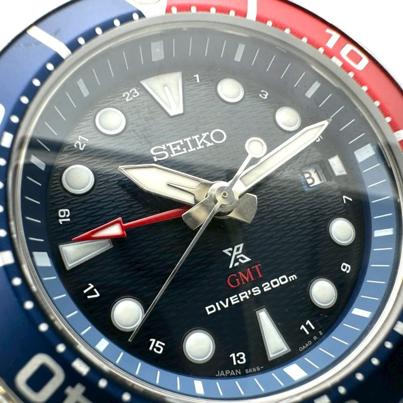 精工 Prospex 潛水錶 SBPK005/5K65-0AA0，日期顯示，太陽能動力，GMT兩地時，不鏽鋼錶殼，海軍藍，男款-6