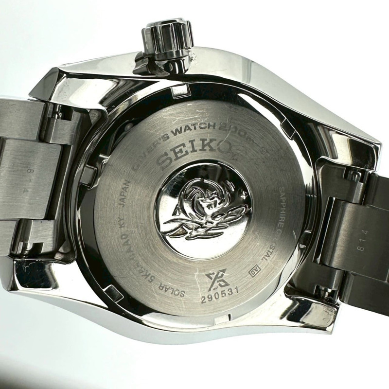 精工 Prospex 潛水錶 SBPK005/5K65-0AA0，日期顯示，太陽能動力，GMT兩地時，不鏽鋼錶殼，海軍藍，男款-10