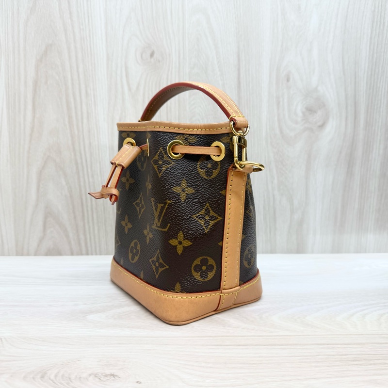 LV原花NANO NOE水桶手提側背包M81266-3