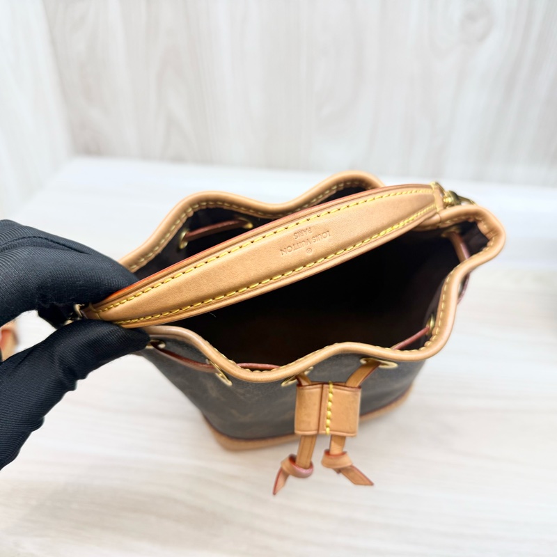 LV原花NANO NOE水桶手提側背包M81266-10