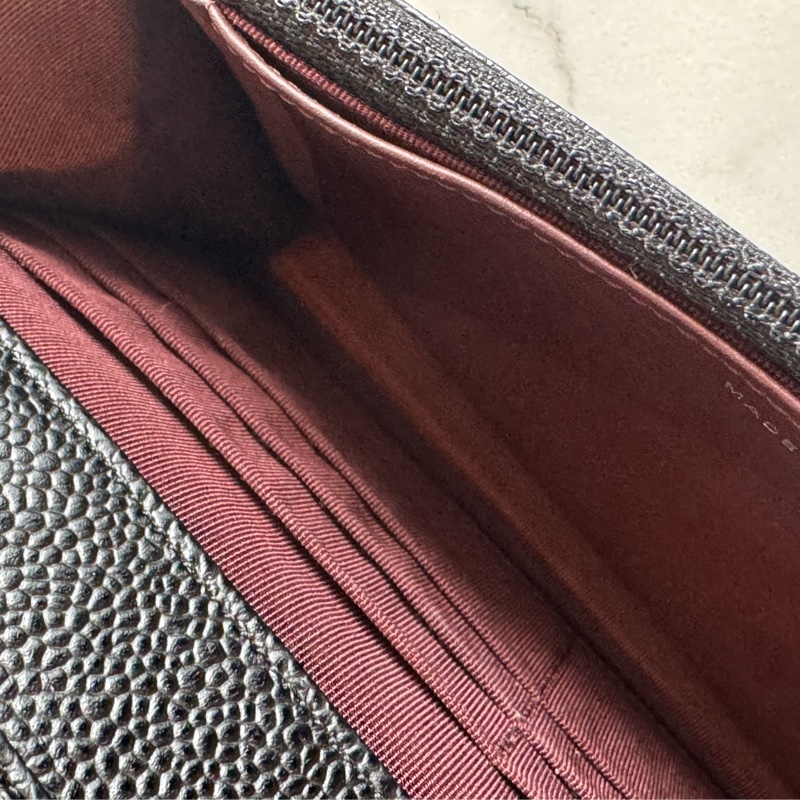 Chanel黑荔枝銀雙C  WOC  經典必買🫶-23