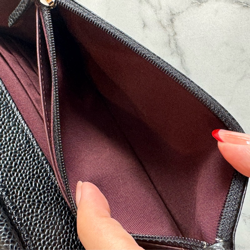 Chanel黑荔枝銀雙C  WOC  經典必買🫶-25