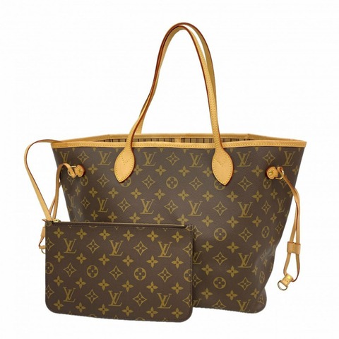 路易威登 Monogram Neverfull MM 手提包 M40995 棕色 女士