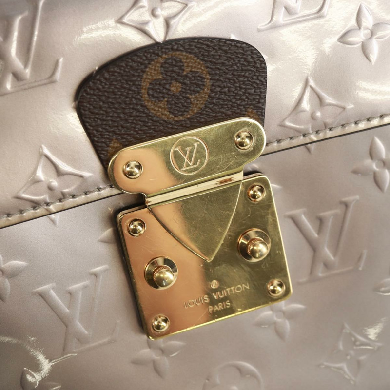 【日本直送】路易威登 Monogram Vernis Spring Street PM 手袋 銀色 M90567 正品 163462SAM-20