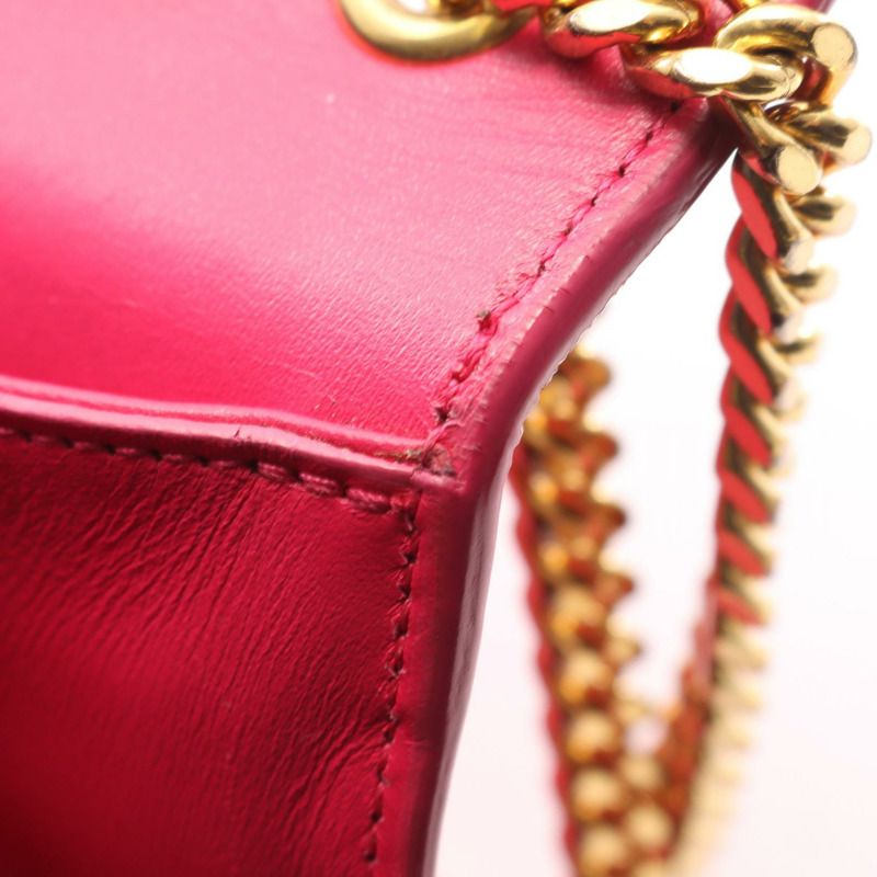 YVES SAINT LAURENT 經典 Kate Monogram 肩包 354119 皮革 粉紅色 二手-10