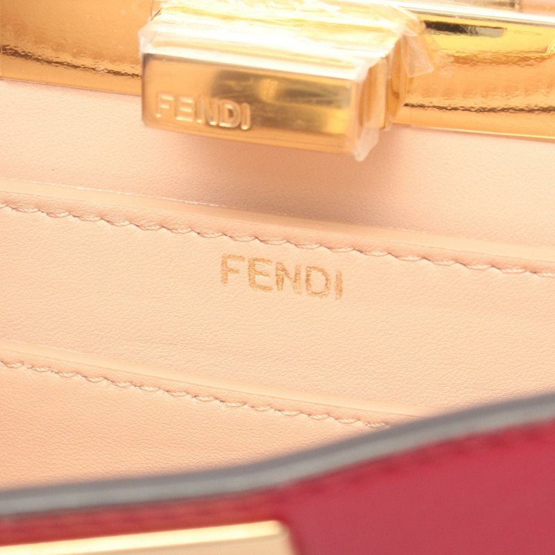 FENDI Peekaboo ISeeYou 小號單肩斜背包 8BN327 A6V3 二手-3