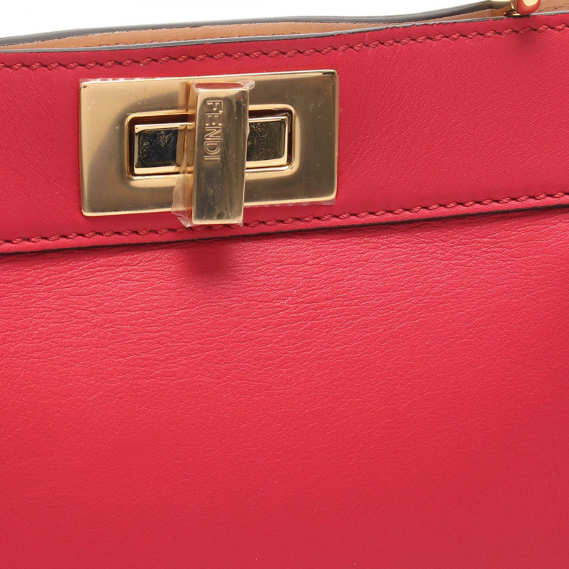 FENDI Peekaboo ISeeYou 小號單肩斜背包 8BN327 A6V3 二手-6