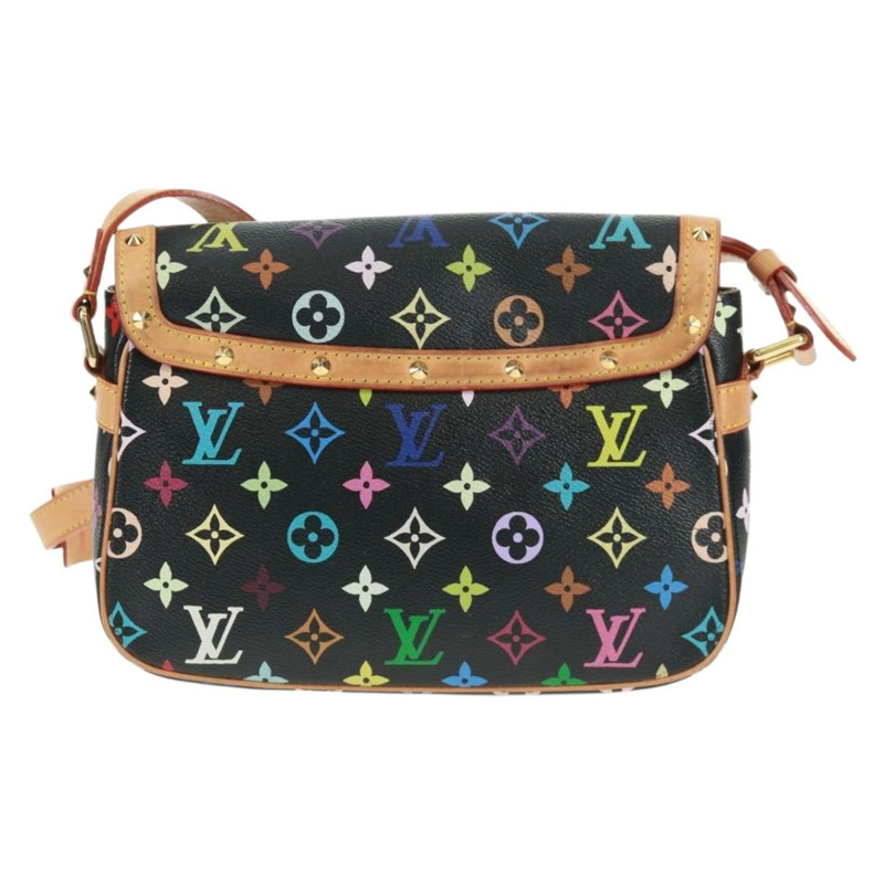 【日本直送】路易威登 Monogram 多色 Sologne 包黑色 M92639 LV 正品 BA10550SAV-1