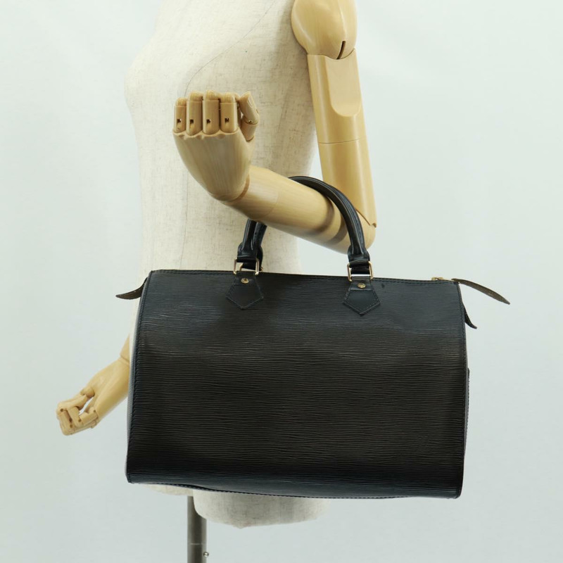 【日本直送】路易威登 Epi Speedy 30 手提包 Noir 黑色 M43002 LV Auth am10663V-21