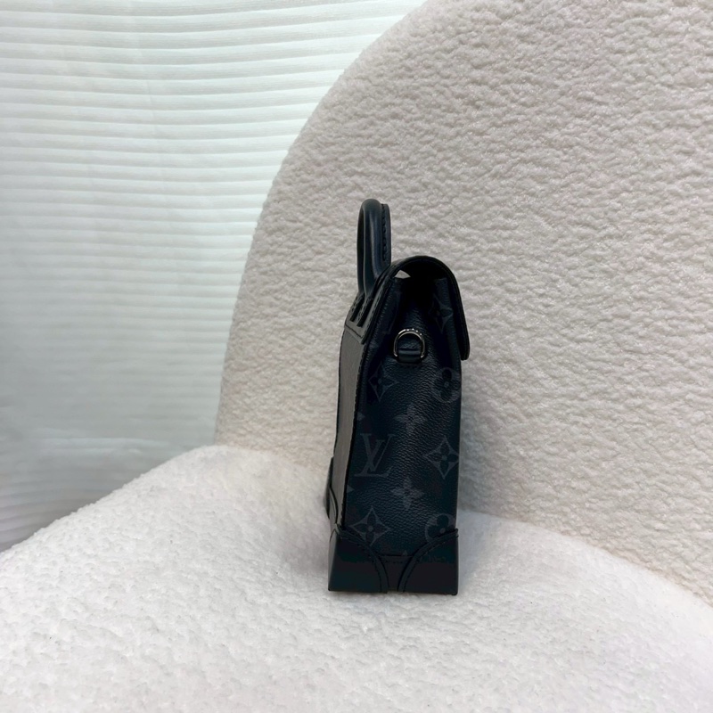 近全新🧨路易威登新款男包LV nano stemer黑灰斜背包大全配 M82774-10