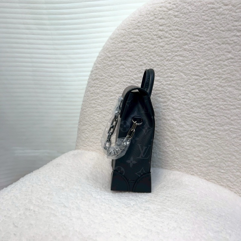 近全新🧨路易威登新款男包LV nano stemer黑灰斜背包大全配 M82774-11