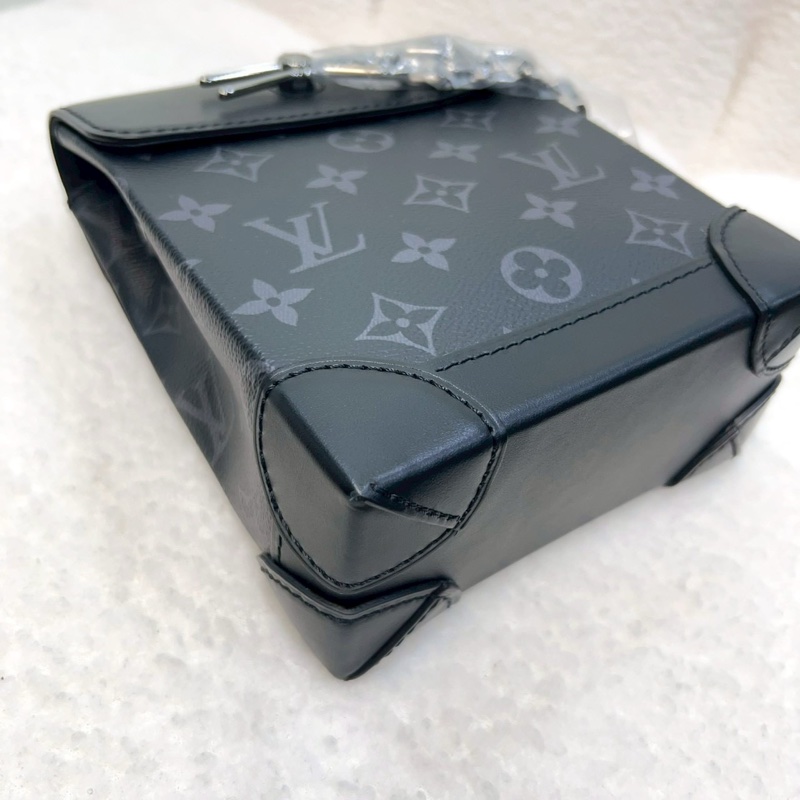 近全新🧨路易威登新款男包LV nano stemer黑灰斜背包大全配 M82774-14