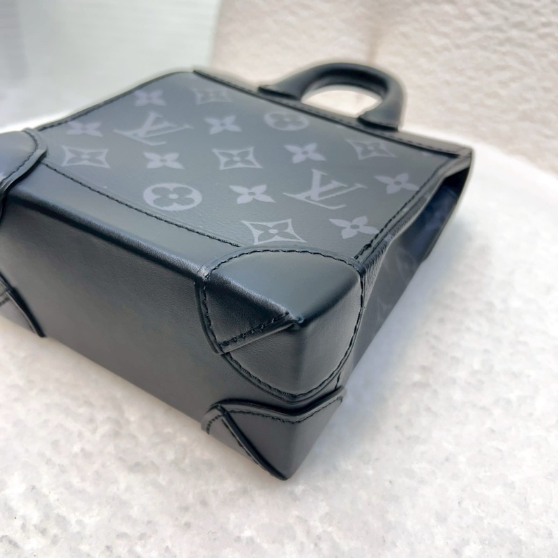 近全新🧨路易威登新款男包LV nano stemer黑灰斜背包大全配 M82774-15