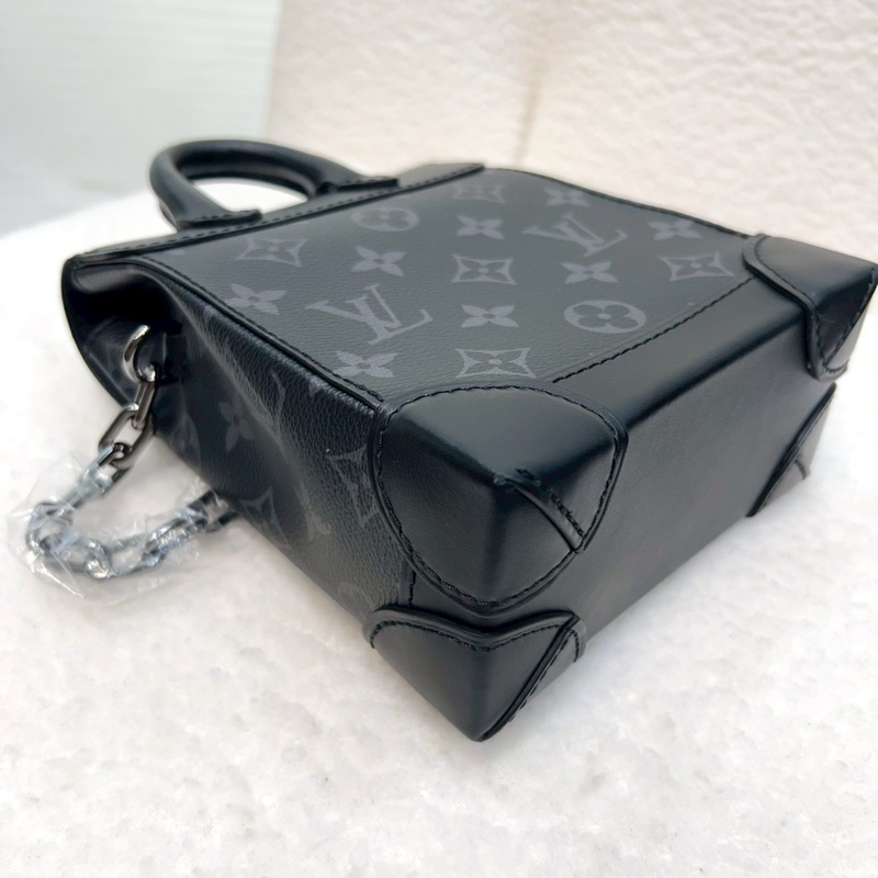 近全新🧨路易威登新款男包LV nano stemer黑灰斜背包大全配 M82774-16