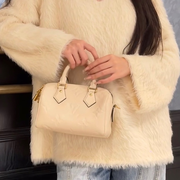 LV白壓紋牛皮SPEEDY20波士頓包M58954-2