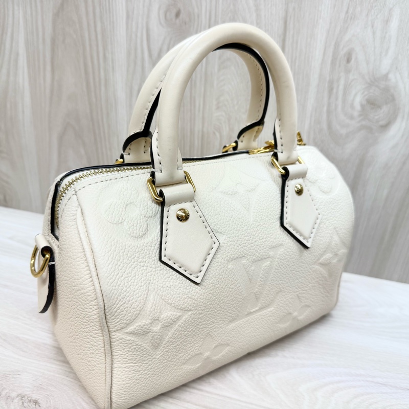 LV白壓紋牛皮SPEEDY20波士頓包M58954-9