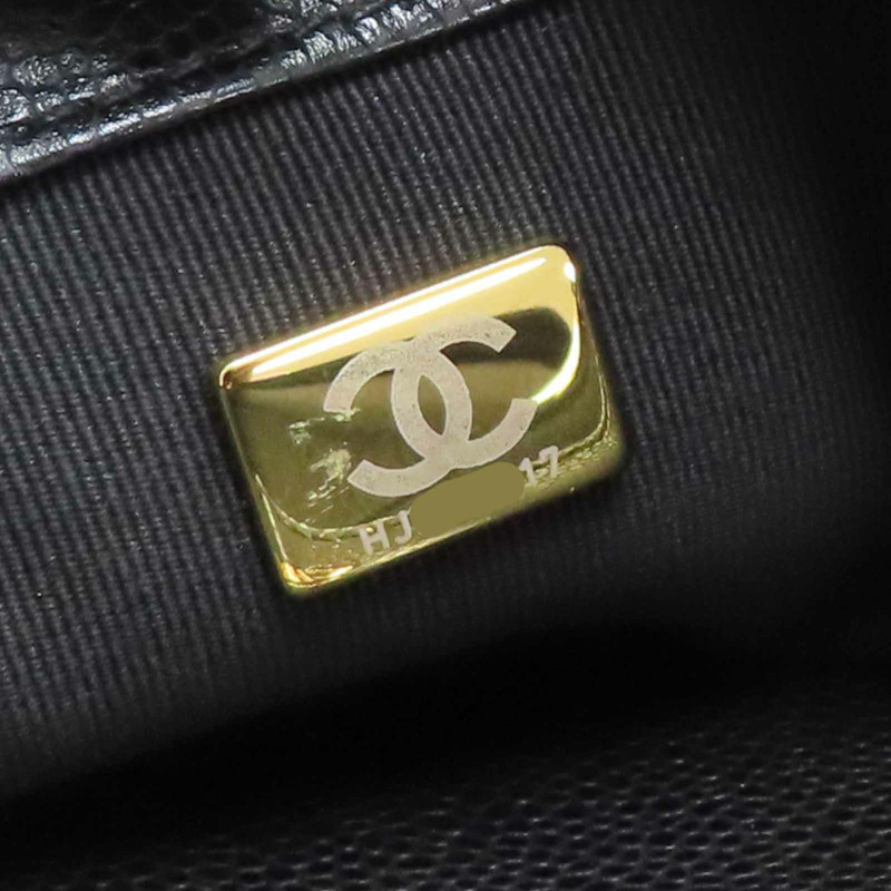 黑色 菱格紋 牛皮 Flap 肩背包【CHANEL 香奈兒】 AS3174-8