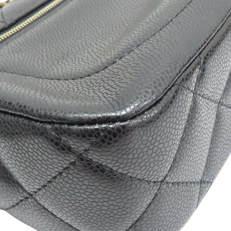 黑色 菱格紋 牛皮 Flap 肩背包【CHANEL 香奈兒】 AS3174-13