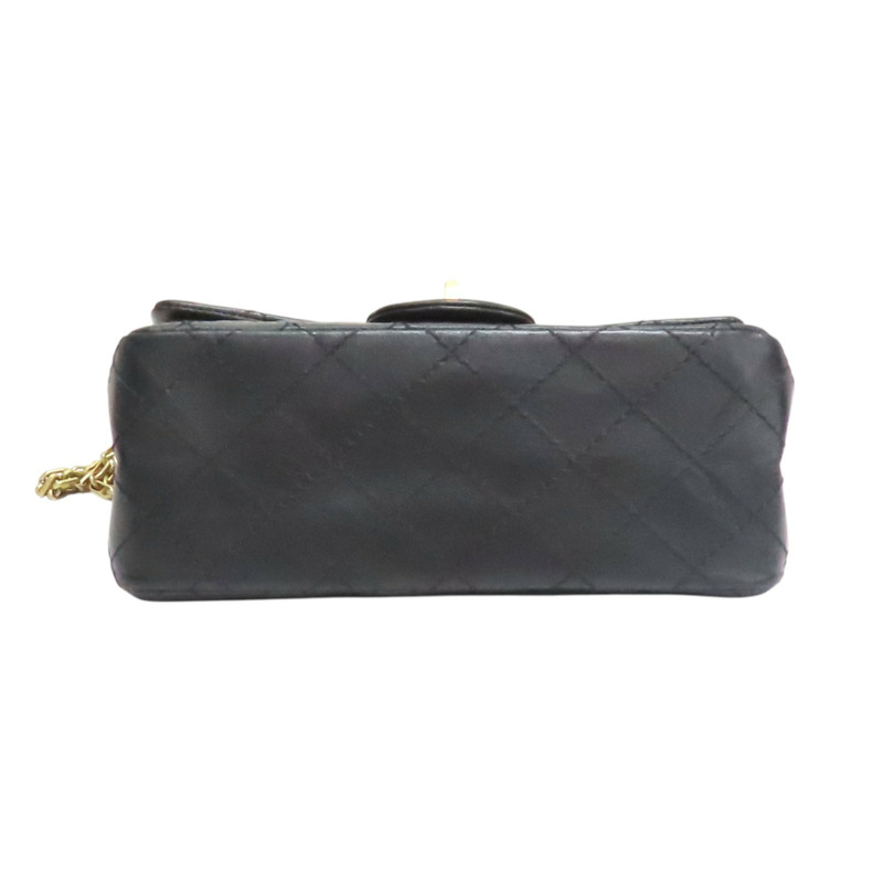 黑色 菱格紋 牛皮 2.55 鍊帶 mini 肩背包【CHANEL 香奈兒】 AS0874-3