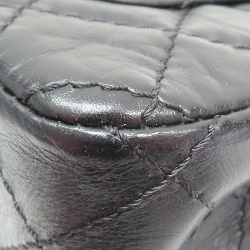 黑色 菱格紋 牛皮 2.55 鍊帶 mini 肩背包【CHANEL 香奈兒】 AS0874-12