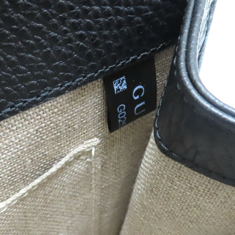 黑色 牛皮 互扣式G字 鏈帶 肩背包【GUCCI 古馳】 510304-5