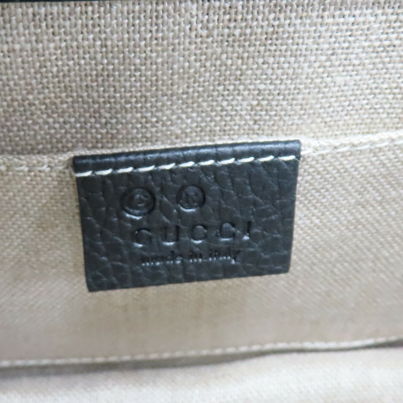 黑色 牛皮 互扣式G字 鏈帶 肩背包【GUCCI 古馳】 510304-6