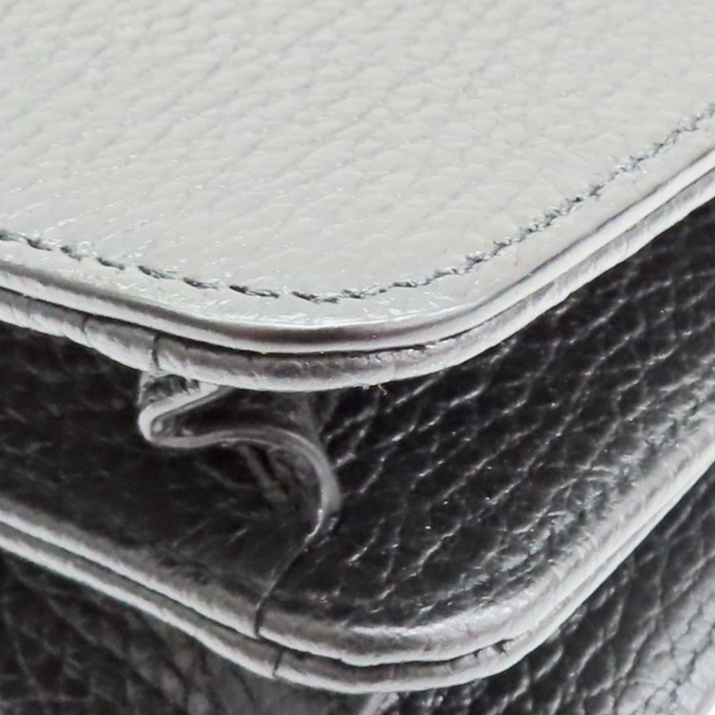 黑色 牛皮 互扣式G字 鏈帶 肩背包【GUCCI 古馳】 510304-10