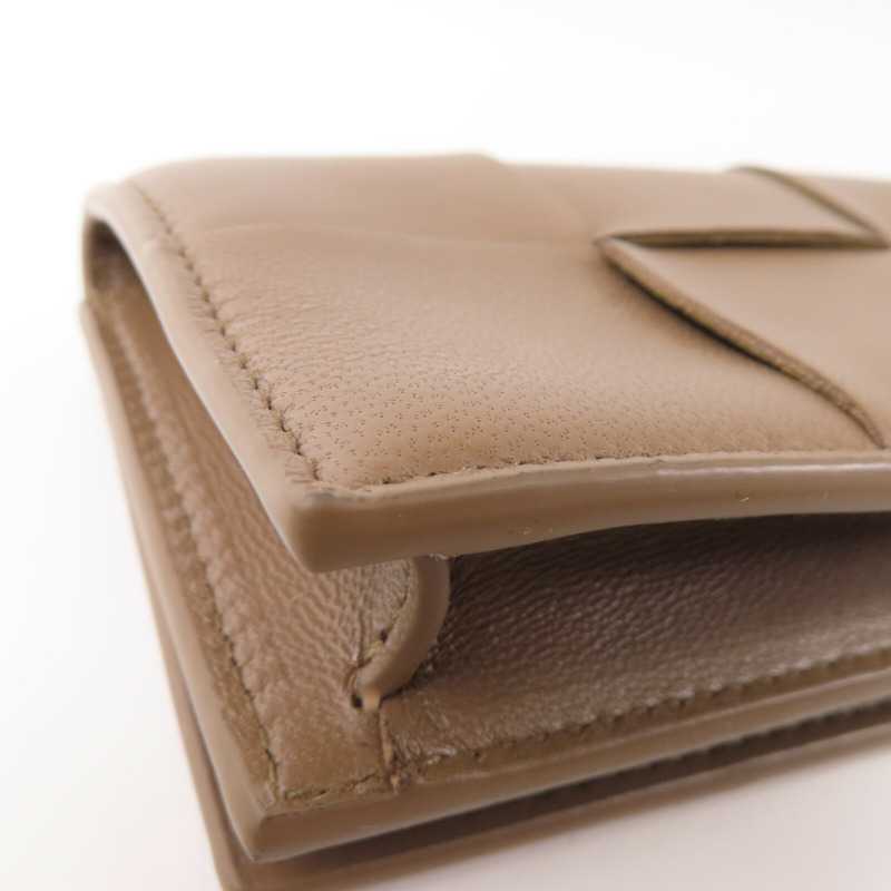 BOTTEGA VENETA 織紋皮革Card Holder金扣卡套-4