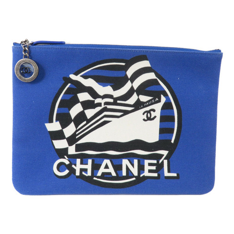 CHANEL 帆布Clutch手拿包