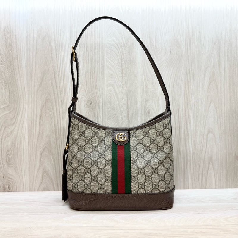 Gucci原花ophidia HOBO單肩小型托特包-1