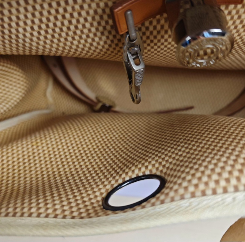 【超經典配色❗️入門之選✨全網最低價】Hermes Herbag 31米棕單肩｜雙肩｜斜背 中古包-9