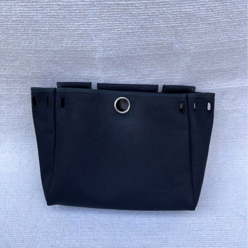 【贈送藍色更換袋❗️一個價錢擁有兩個包✨】Hermes Herbag 31米棕單肩|雙肩|斜背 中古包-20