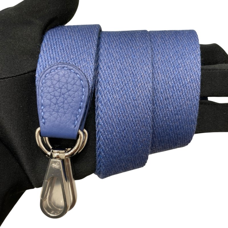 HERMES 愛馬仕 Evelyne16 藍色 銀扣-14