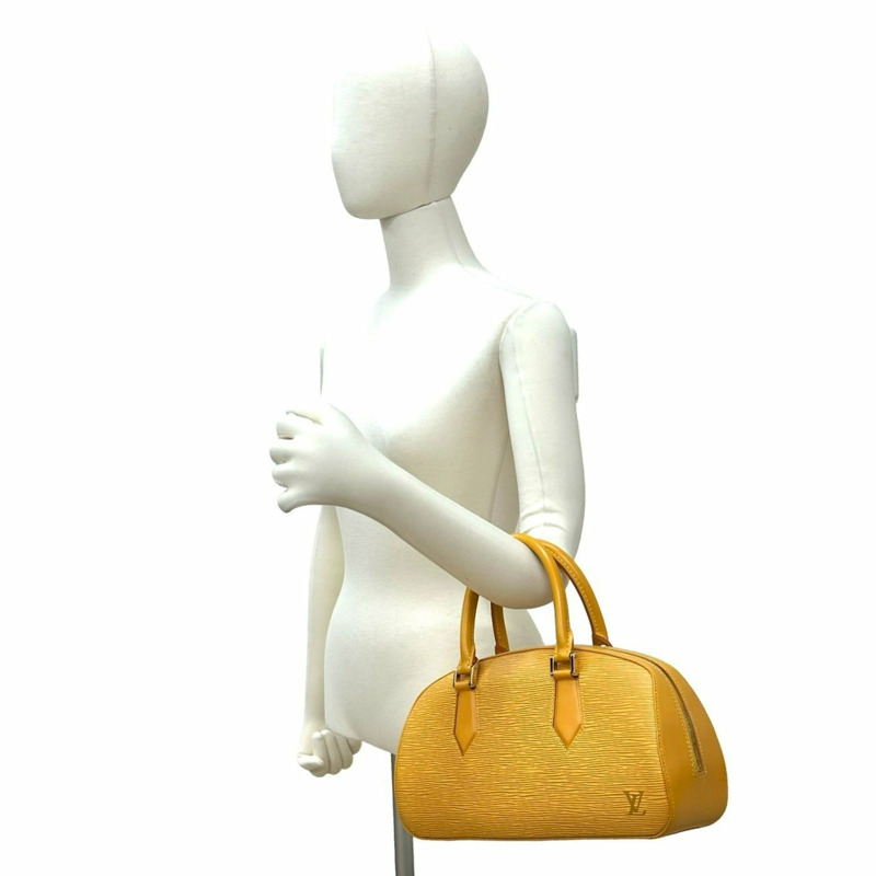 路易威登 Jasmine Epi 皮革手提包/迷你波士頓包，塔西里黃 17654-1