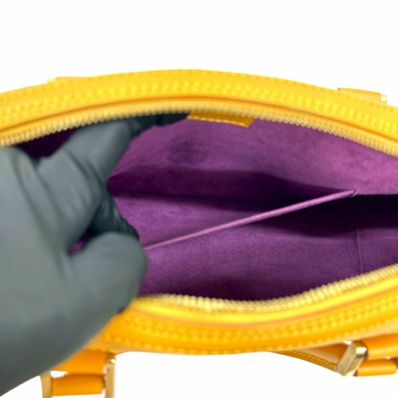 路易威登 Jasmine Epi 皮革手提包/迷你波士頓包，塔西里黃 17654-9