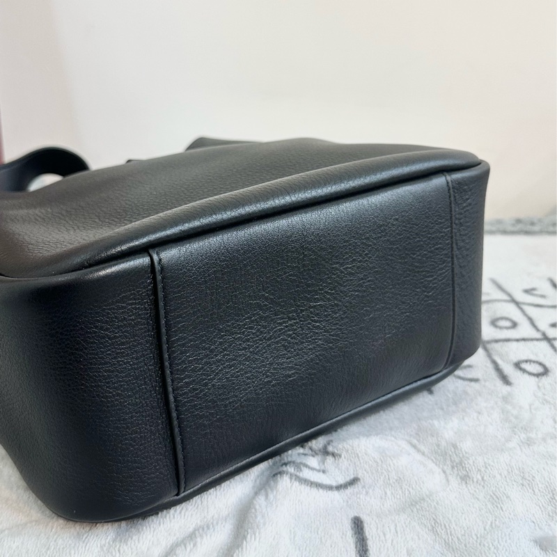 【全🆕】YSL hobo small LE5A7 黑金色 Logo粒面牛皮 Hobo 小號 small Black單肩包 手提包-5