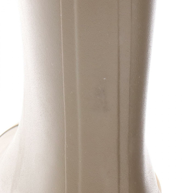 香奈兒 COCO 標誌雨靴，橡膠材質，卡其色，二手女款，35碼-6