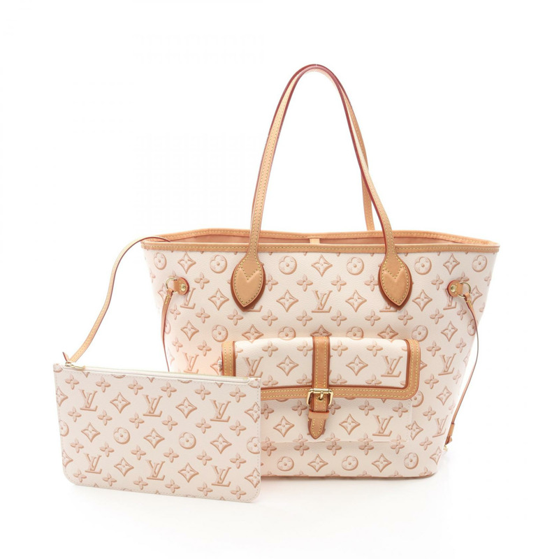 路易威登 Neverfull MM 手提包 M20921 Monogram Fall for You 帆布 米色 LV-0