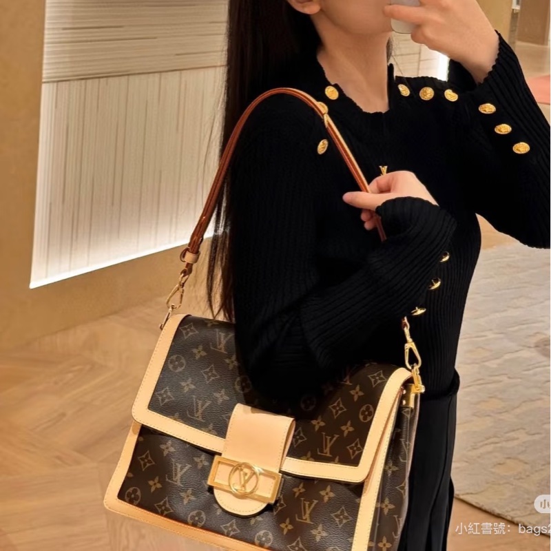 專櫃近15萬🥨路易威登新款達芙妮LV Dauphine Soft GM M47149-1