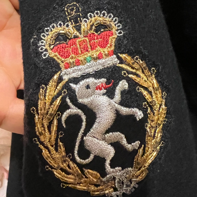 CHANEL中古14個勛章外套40碼-6