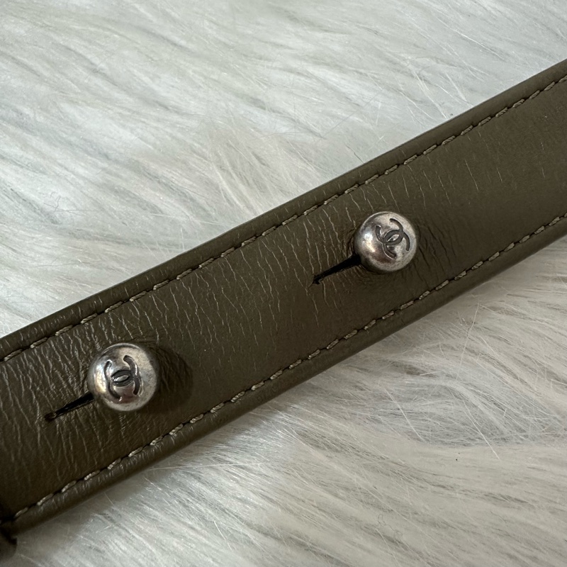 特價出清🌸Chanel A67086 墨綠色銀釦boy25-73