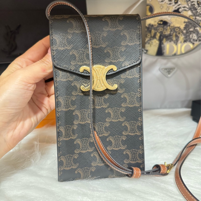 Celine 經典老花手機包-3